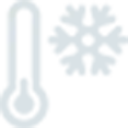 Decor: icon of thermometer and snowflake