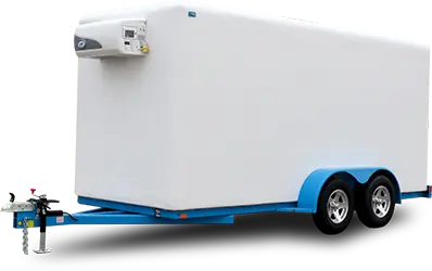Photo of large refrigerated trailer