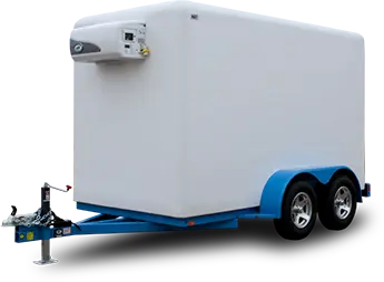 Photo of large refrigerated trailer
